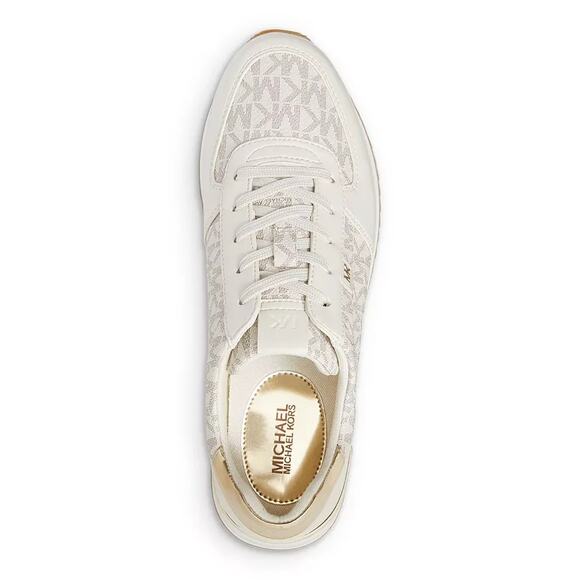 Michael Kors Women's Monique Knit Running Trainer Sneakers Cream Size 6 M - Picture 4 of 5